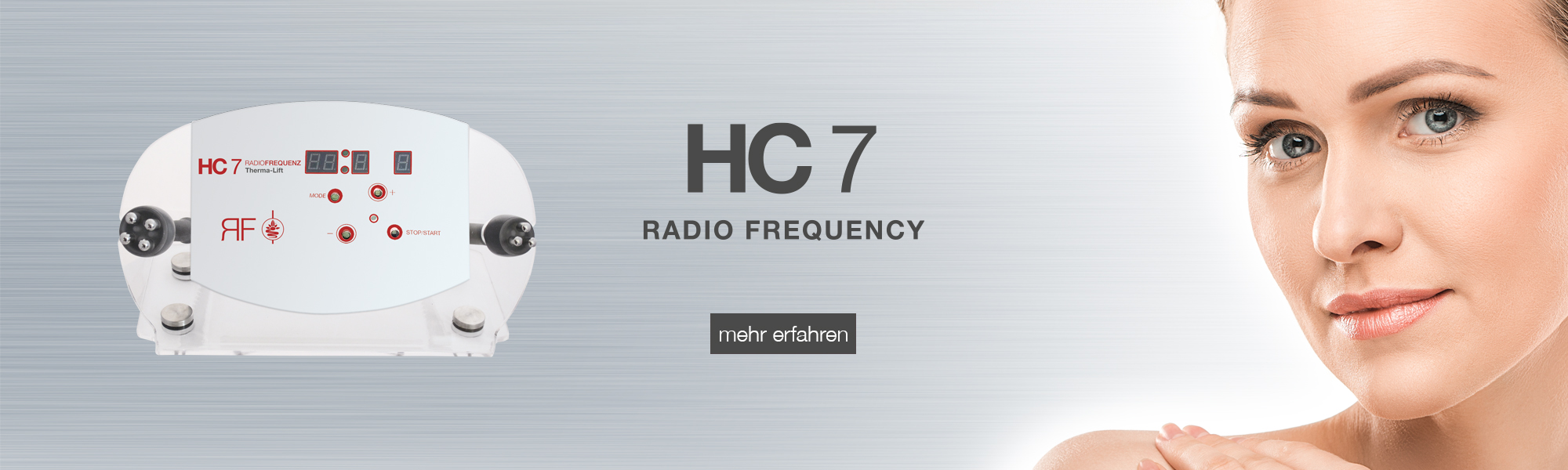 Apparative Kosmetik: HC7 mit Radiofrequenztechnik